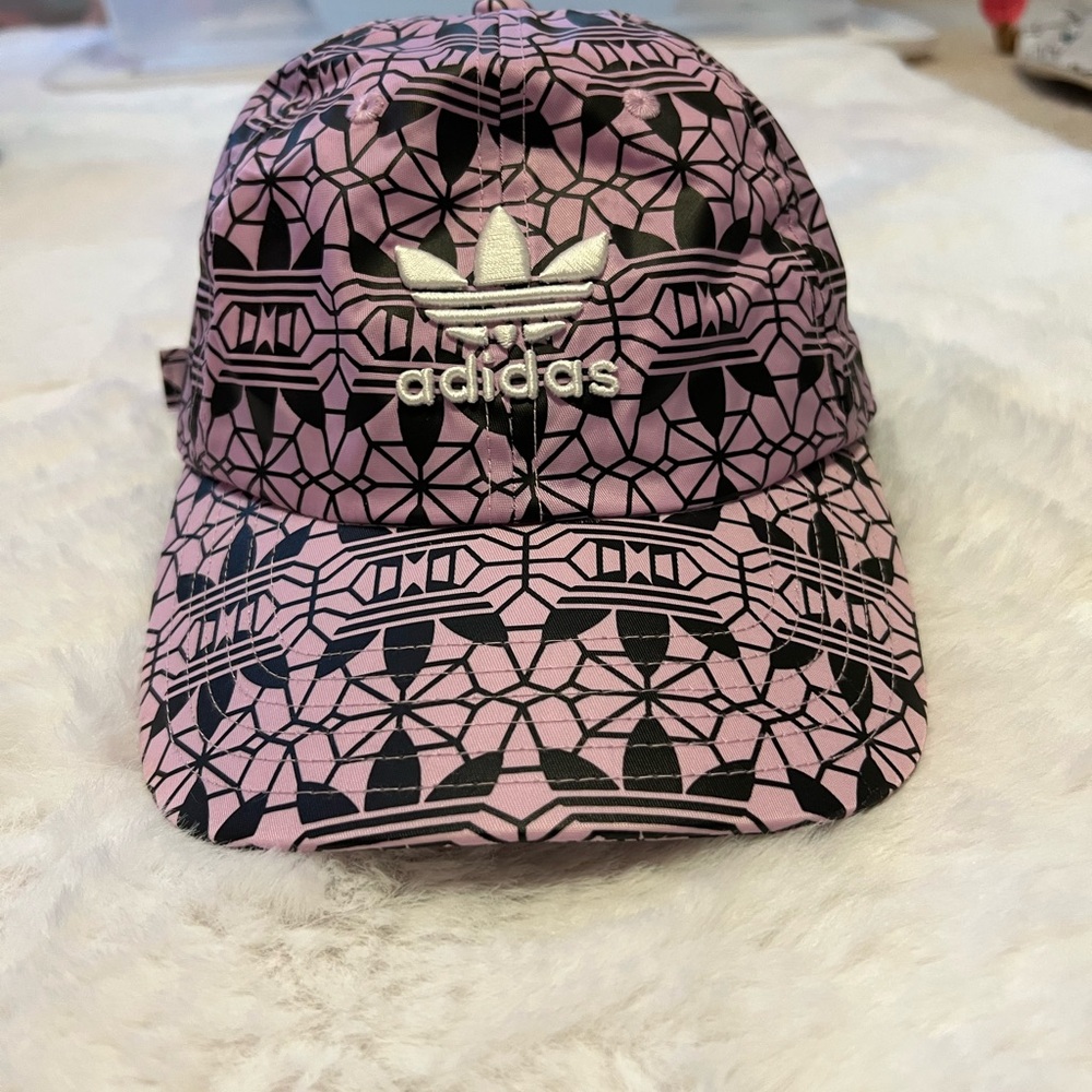 Adidas Pink and Black Cap